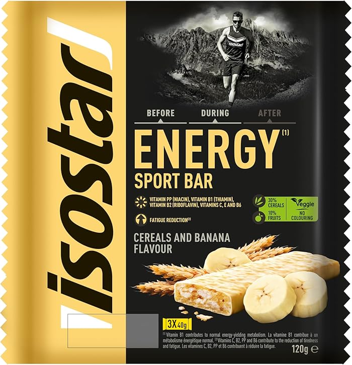 Isostar High Energy M Banana Bar 3 x 40g