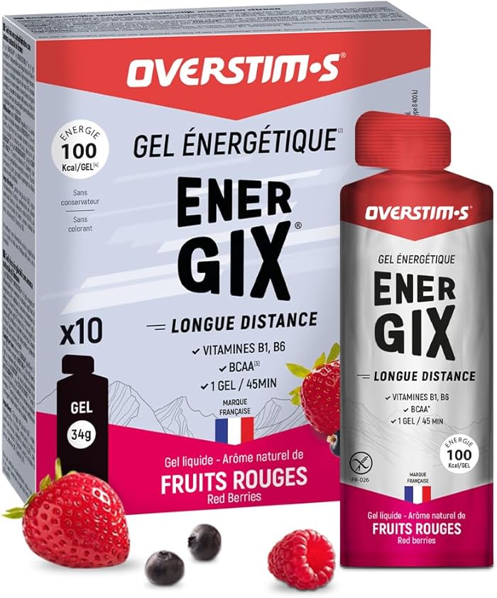 Overstim.s - Energix Gel (10 sachets) - Red fruit flavor