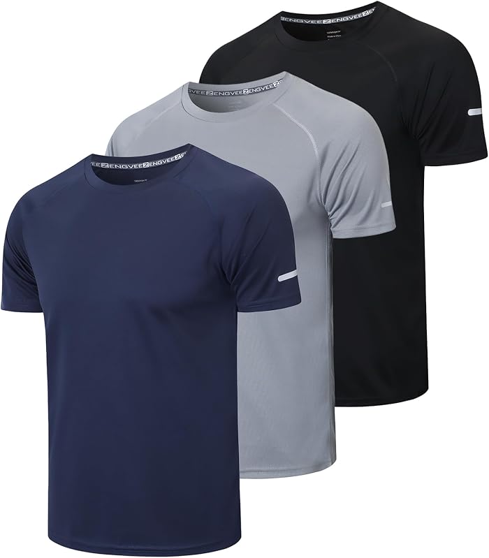 Gaiatiger 3 Pack T-Shirt Homme Tee Shirt Sport Homme Manche Courte