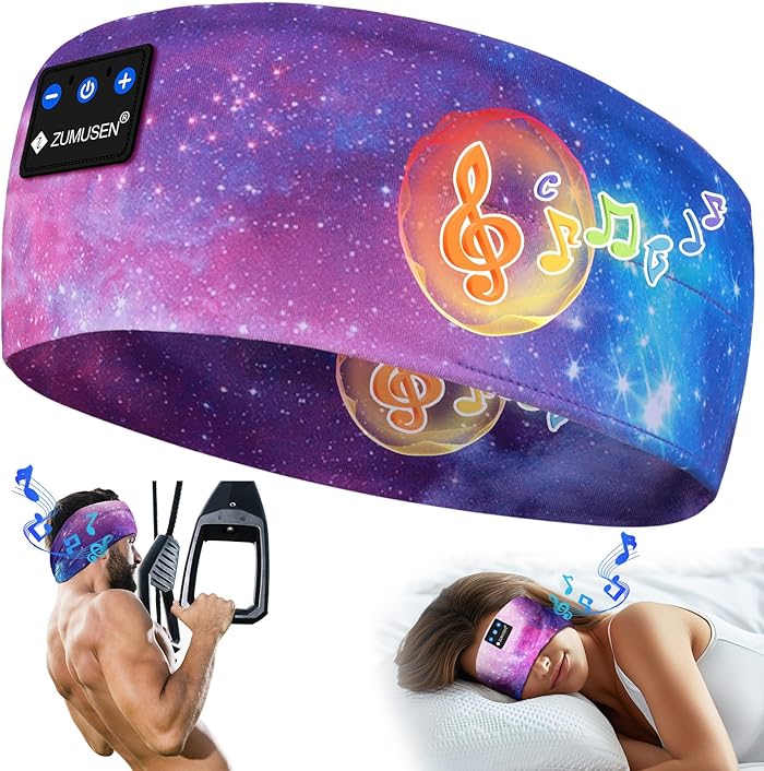 ZUMUSEN Headband for Sleeping Bluetooth
