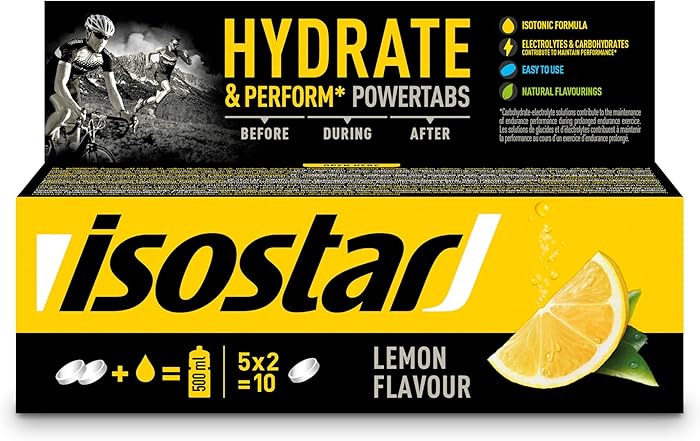 Isostar Hydrate & Perform Powertabs Lemon Flavour