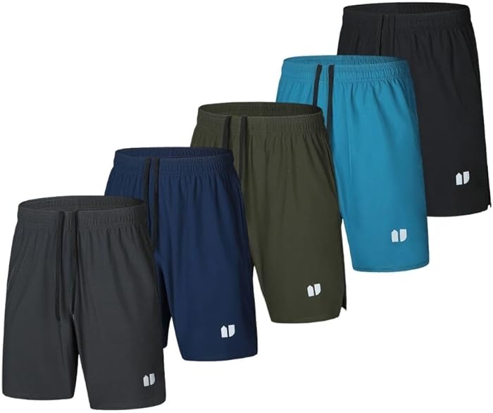 Lot de 5 shorts de course à pied pour homme