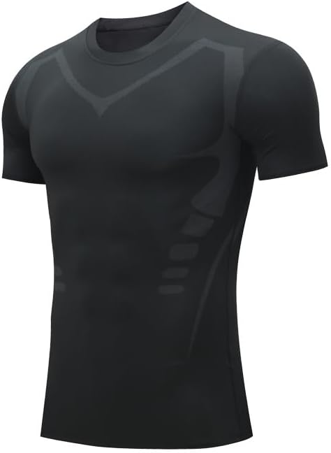 Smatstyle Men's Compression Sports T-Shirt Short Sleeve Running Tshirt