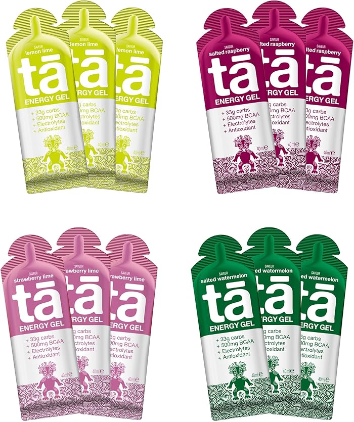 TA Energy Gel Pack of 12 – 133 kcal – Sodium – BCAA – Antioxydants