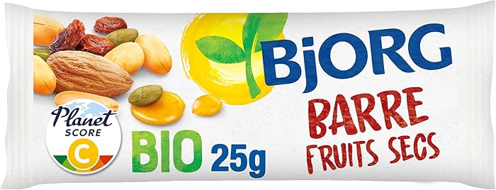 BJORG Organic Dried Fruits and Honey Energy Bar