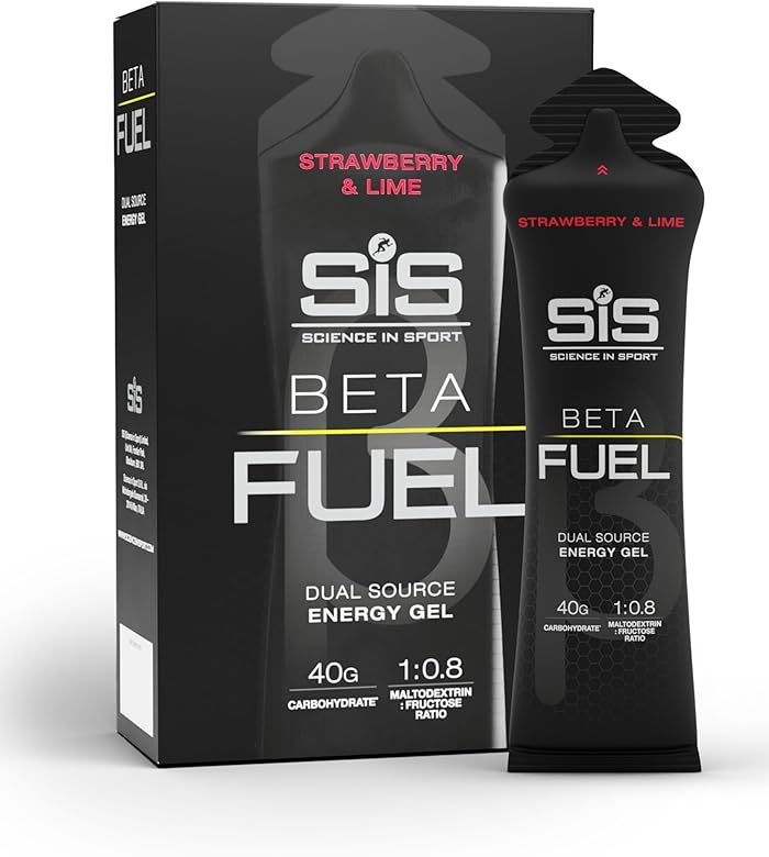 Science in Sport BETA Fuel Dual Source Gel 6x60ml Strawberry Lime