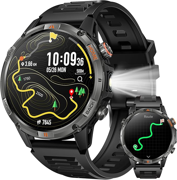 Montre Connectée Homme GPS Smartwatach